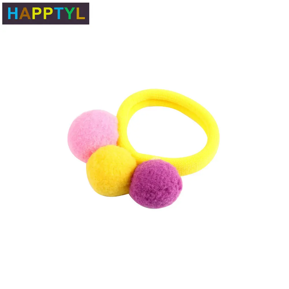 HAPPTYL/2 шт. Корейская резинка для волос маленьких девочек Эластичная Держатель