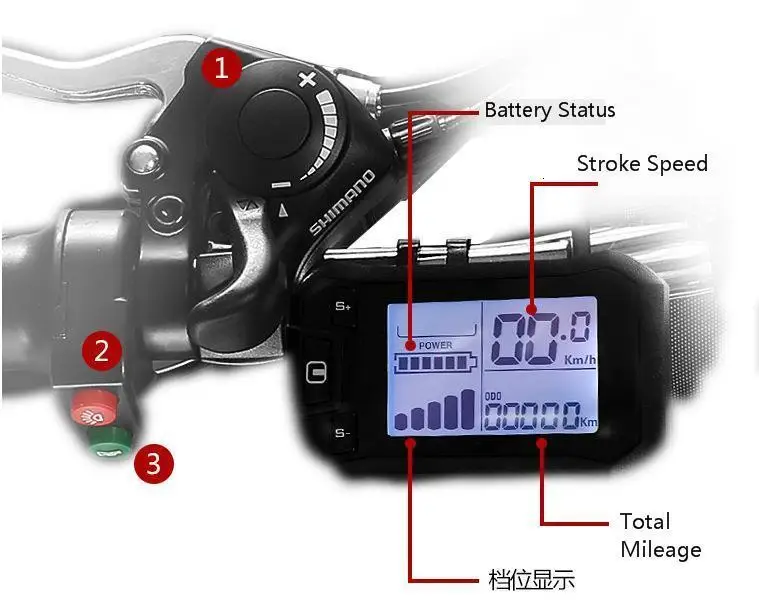 Подгонянный горный велосипед 48V15AH500W литиевая батарея вместо помощи при ходьбе Ebike складной электрический велосипед