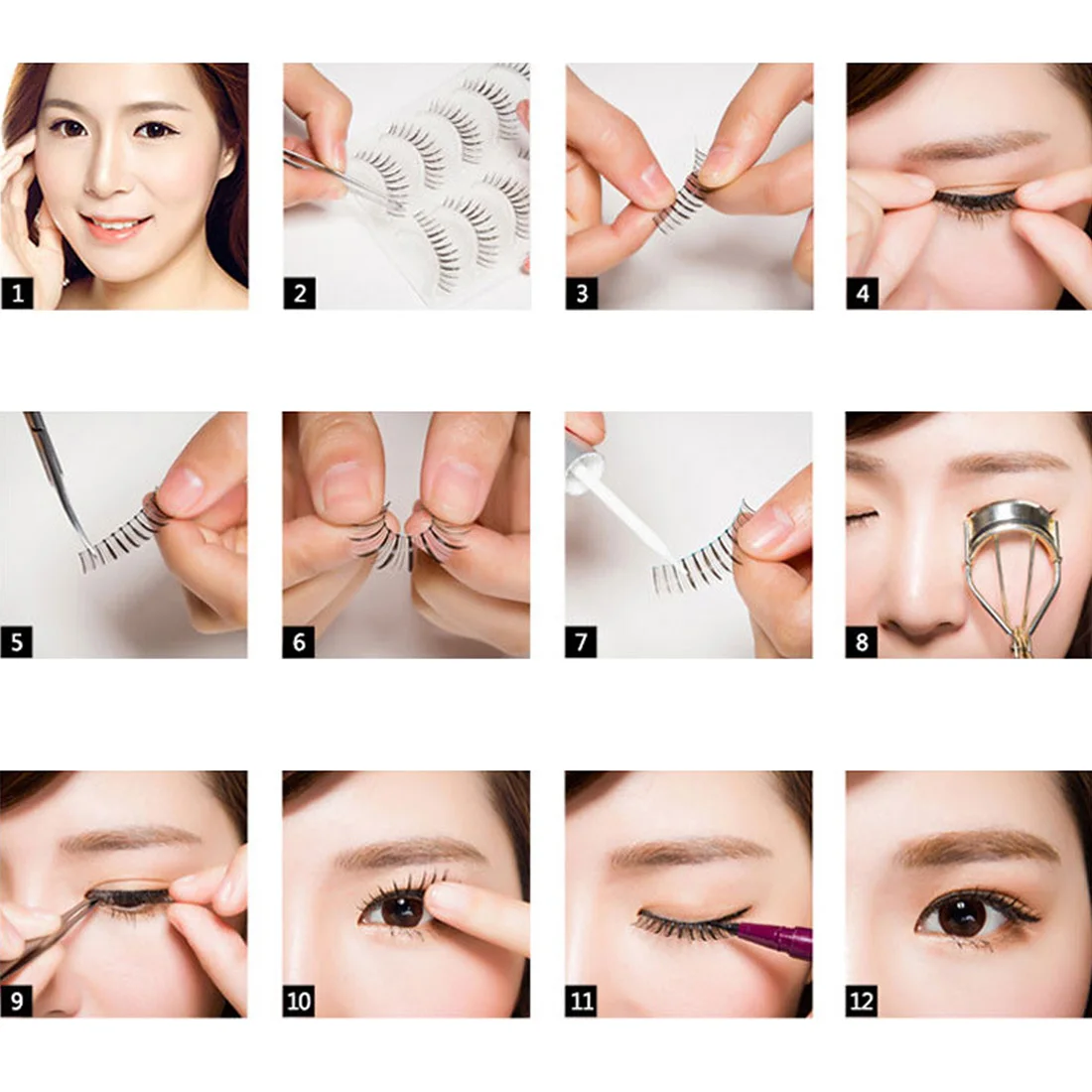 

Hot Sale 1 pairs 3D Lashes Natural False Eyelashes Dramatic Volume Fake Lashes Makeup Eyelash Extension Silk Eyelashes