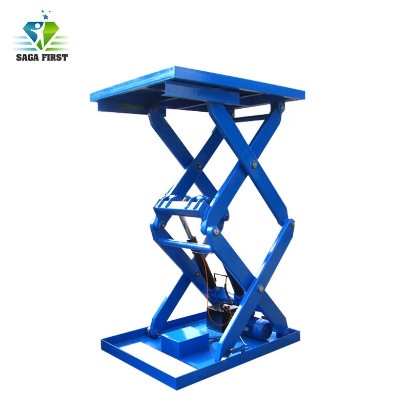 2 тонны 1 м до 3 гидравлический ножничный подъемник для помещений |