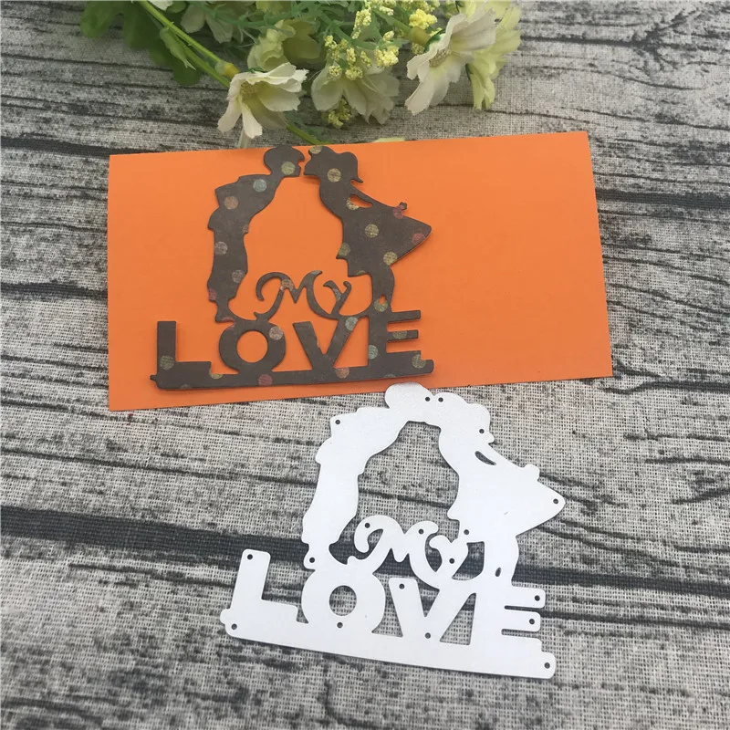 Металлические штампы Love Boy girl трафареты для сделай сам скрапбукинг альбом