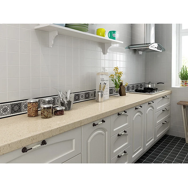 Горячая продажа зеркальные настенные наклейки DIY 3D ПВХ самоклеющиеся бордюры