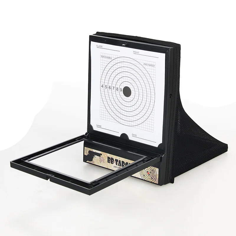 Pellet Trap and Airgun Airsoft Shooting Target Steel with Papers for BB Gun / Plastic Bullet Reusable Training | Спорт и развлечения