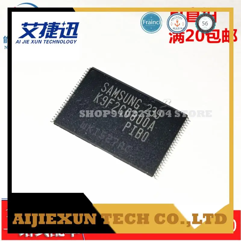 

5pcs/lot K9F2G08U0A-PIB0 2Gb 256MB TSOP48 K9F2G08UOA Memory IC CHIPS NEW AND ORIGIANL