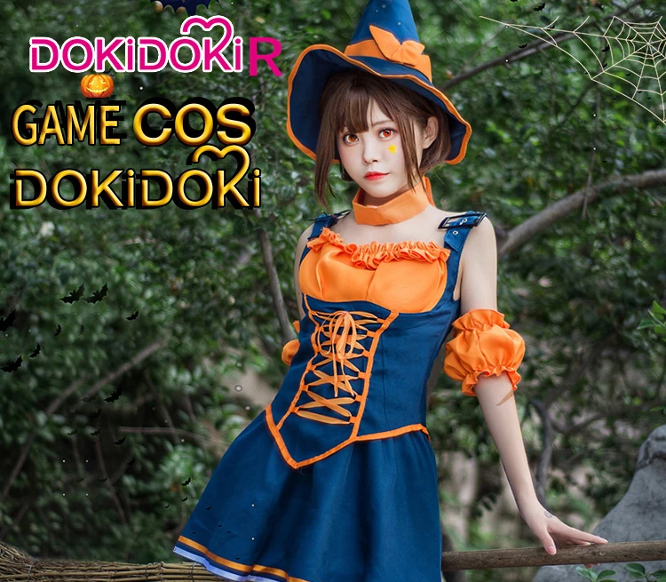 DokiDoki-R League of Legends маскарадный костюм для косплея нидалее женский из тыквы охоты