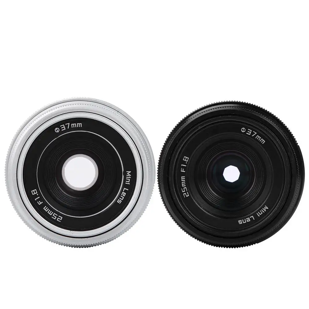 NEWYI 25 мм F1.8 Mini CCTV C Mount широкоугольный оптический объектив для Canon Nikon Sony Fuji