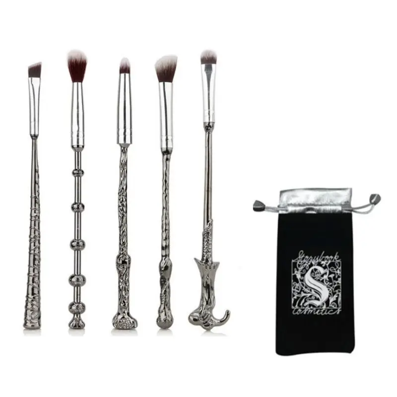 

5 Pcs Pro Makeup Brush Set Eyebrow Eyeshadow Cosmetic Brushes Tool 50JF