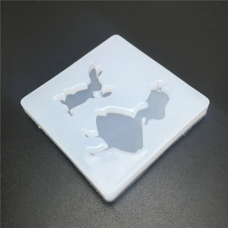 Мультяшная Девушка Кролик Форма Смола ювелирные изделия падение клей