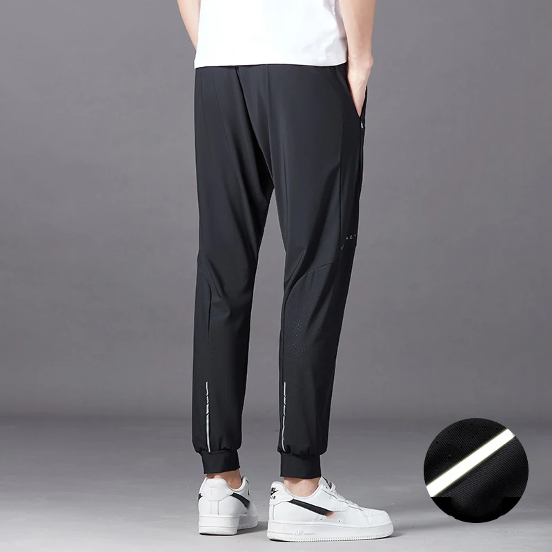 2020 Sports Running Pants Men's Breathable Fitness Training Jogging Sweatpants Black Basketball Tennis Trousers | Спорт и