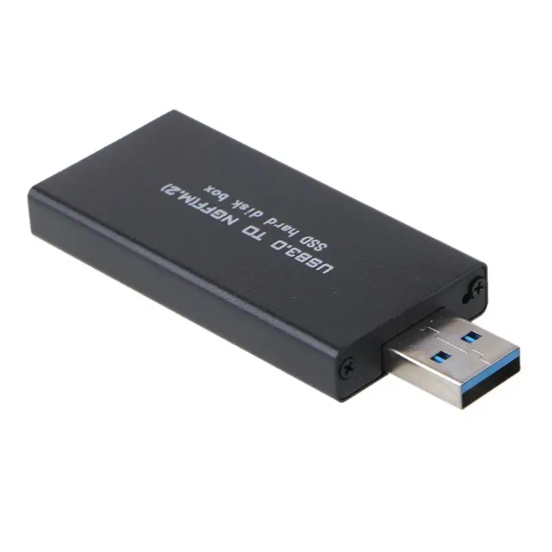 External B Key M.2 SSD to USB 3.0 Converter Adapter Enclosure Box with Super Speed 6Gbps for 2230 2242 M2 Case | Электроника
