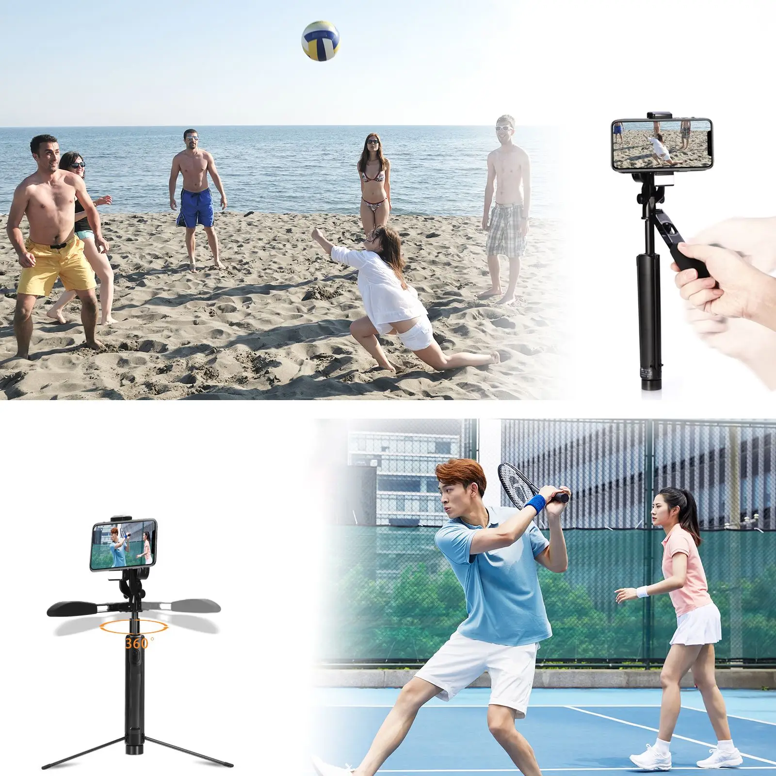 

A21 Tripod For Phone Selfie Stick Stabilizer Live Stand Anti-shake Selfie Stick Handheld Gimbal Photography Fill Light Tripod