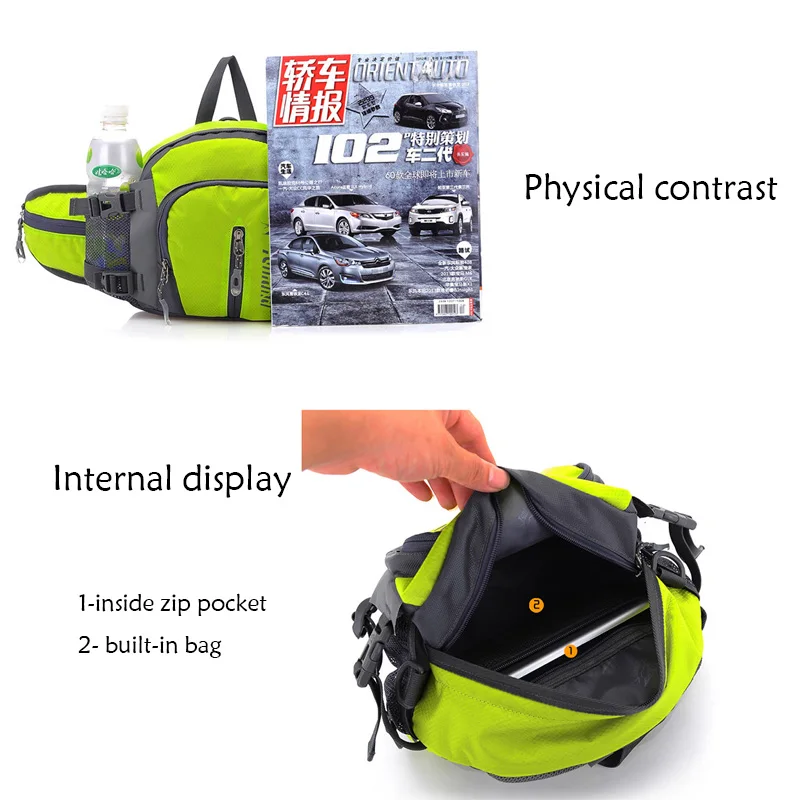 Multifunction Outdoor Sports Folding Backpack Women Men Big Waist Packs Mountain Climbing Hiking Cycling | Спорт и развлечения