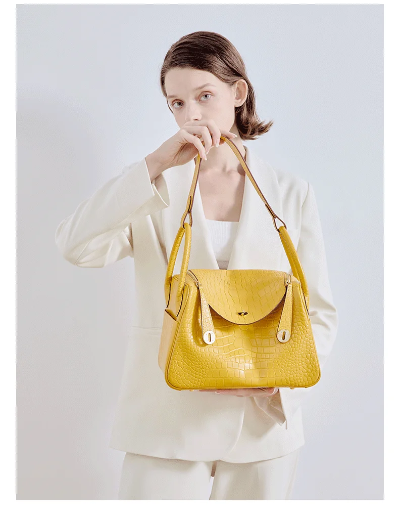 

HXXXXS Ladies brand bags crocodile pattern underarm bags women bags luxury handbags women bags designer bag handbags Designer