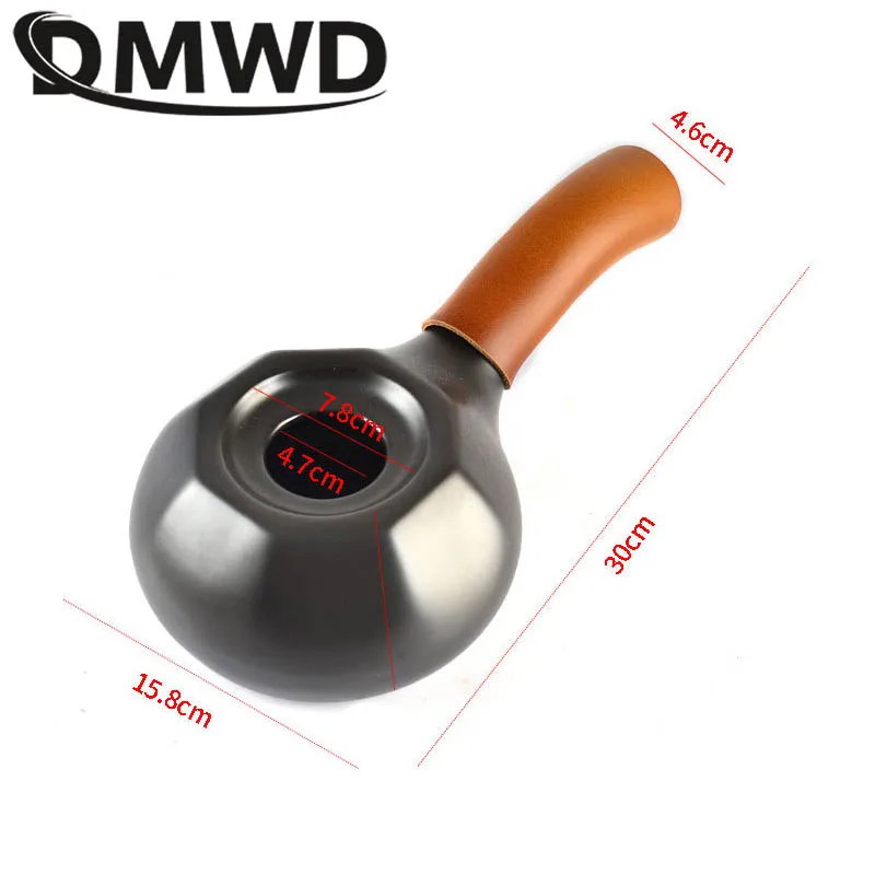 DMWD Handmade Ceramic Coffee Roaster Need Fire Source Gas Stove / Kerosene Lamp To Roast Beans Roasting Machine | Бытовая техника