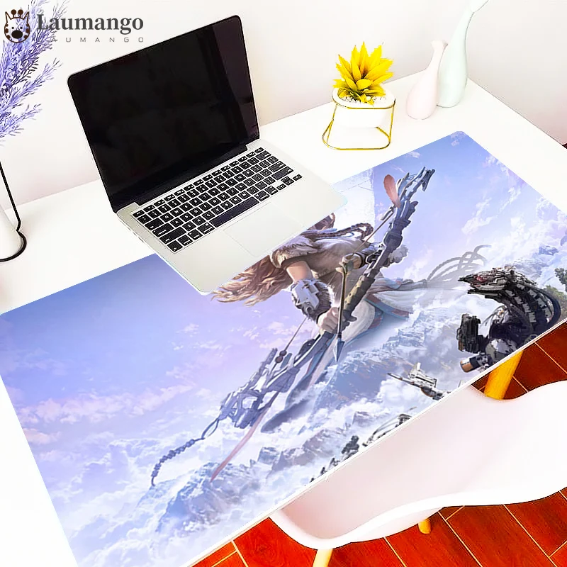 

Mouse pad Horizon zero dawn 900X400mm large tapis de souris xxl computer gamer available Desk mat keyboard mini pc 80x30Mousepad