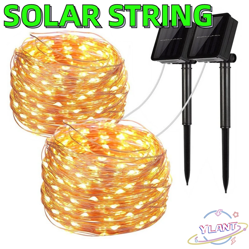 

Solar String Fairy Lights 10m 100LED / 5M 50 LED Waterproof Outdoor Garland Solar Power Lamp Christmas For Garden Decoration