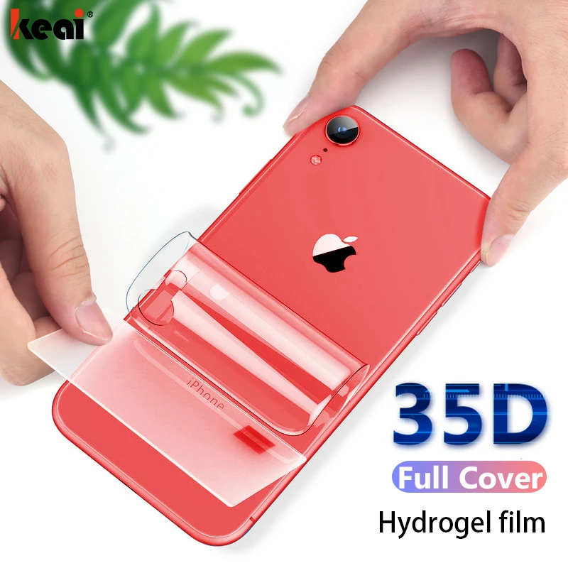 35D полное покрытие Гидрогелевая пленка для iPhone X XS MAX XR Защита экрана для iPhone 7 8 6 6s Plus Защитная мягкая пленка не стекло