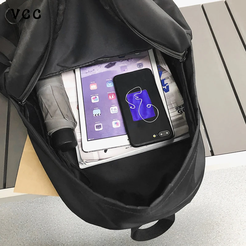 

VCC Men's Fashion Backpack 13 Inch Portable Waterproof Travel Waterproof Outdoor Backpack Youth School Bag