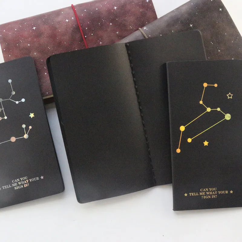 Винтажная классическая золотая фольга Domikee созвездие рисунок школьная