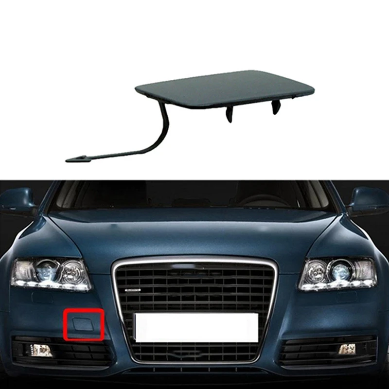 

for- A6 C6 A6 Quattro S6 2009 2010 2011 Front Bumper Grill Tow Eye Hook Cap Cover Primed 4F0 807 441F 4F0807441F