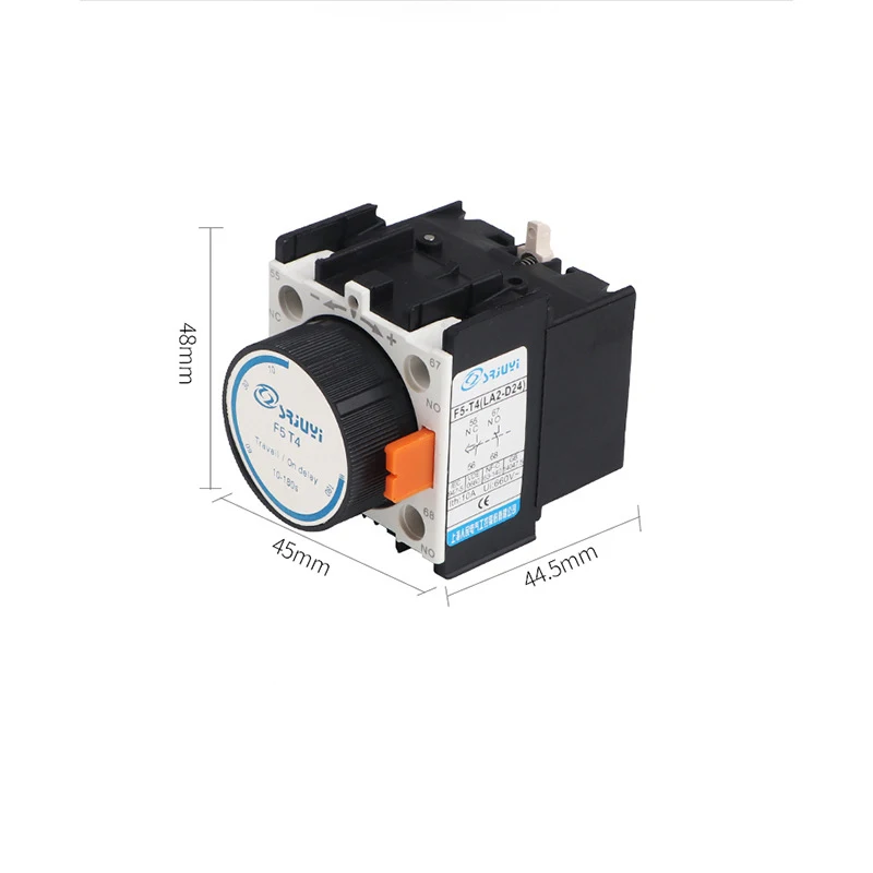 КОНТАКТНЫЙ модуль с задержкой работы/включения контактор воздуха винтовая ручка