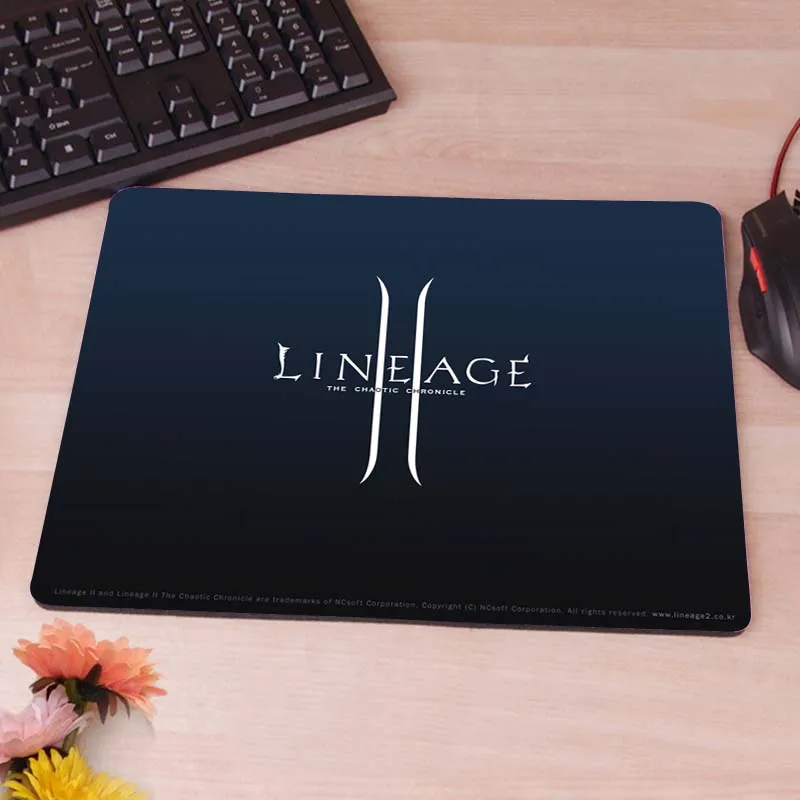 25x29cm Congsipad уникальный дизайн lineage 2 Лучшая игра Пользовательские Коврики для мыши резиновый коврик не оверложенный Коврик для компьютерной мыши дизайн собственный коврик для мыши - Цвет: 25x29cm