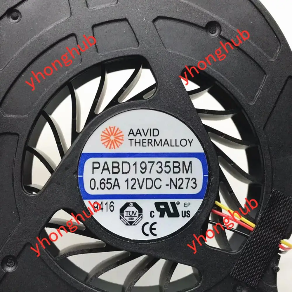 Вентилятор охлаждения сервера AAVID GT60 GX60 GT70 PABD19735BM N273 N153 12VDC 0.65A|Кулеры и системы