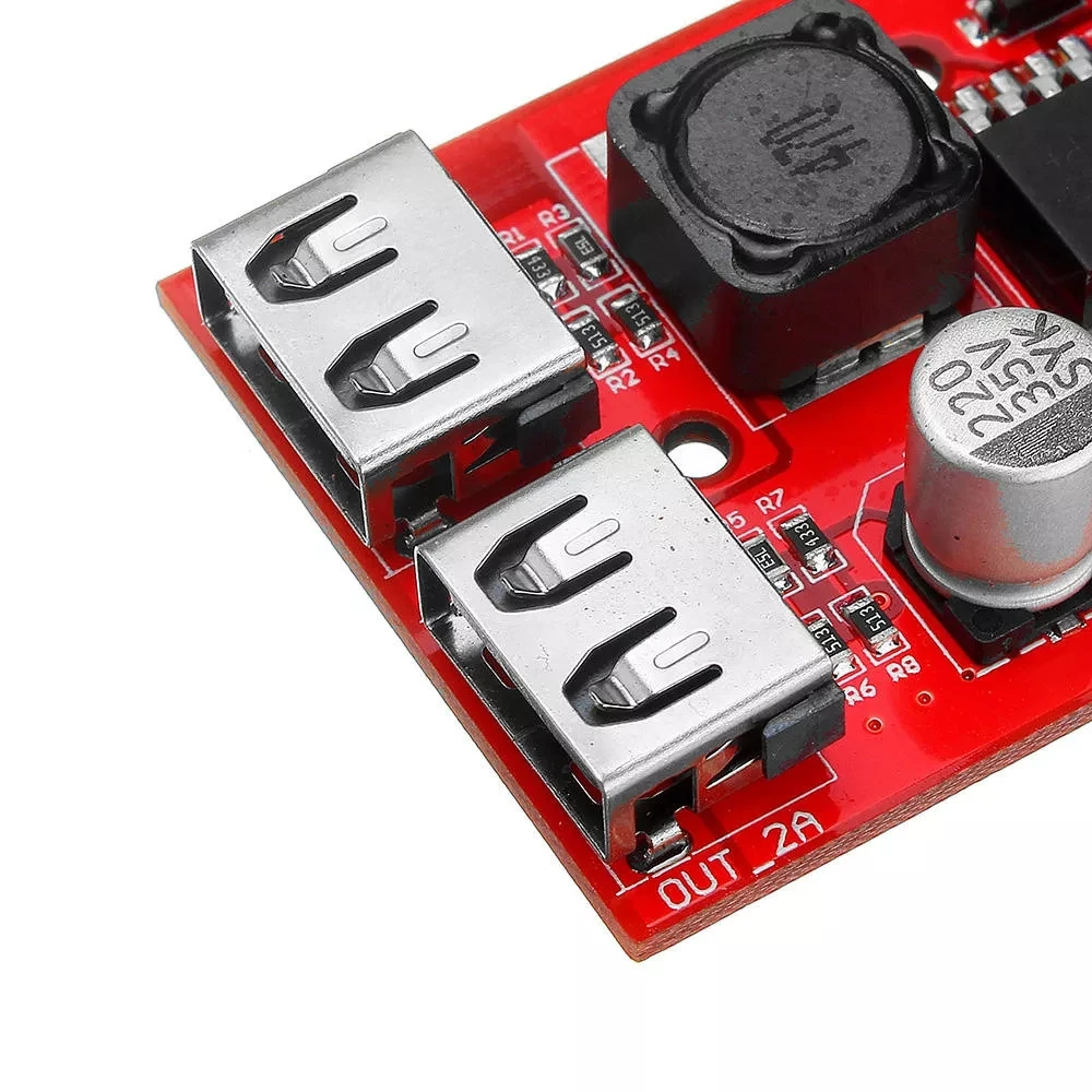 LM2596S двойной USB-порт 9 В/12 В/24 В/36 В до 5 | Электроника