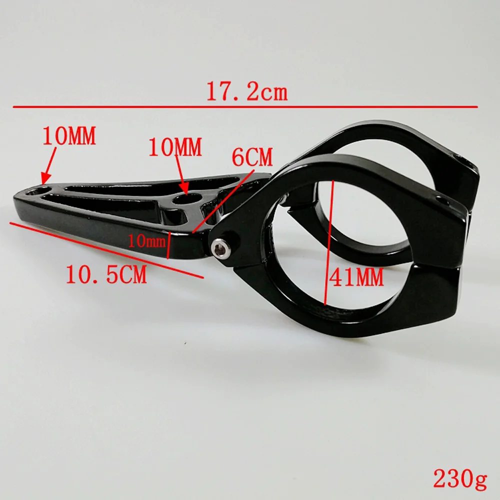 1 пара мотоцикл Кронштейн, крепление для фары s черного цвета для Harley Honda Kawasaki Suzuki мотоцикл Кронштейн, крепление для фары