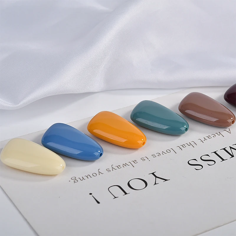 Весенние акриловые серьги с прямоугольным отверстием в стиле ретро | Украшения и