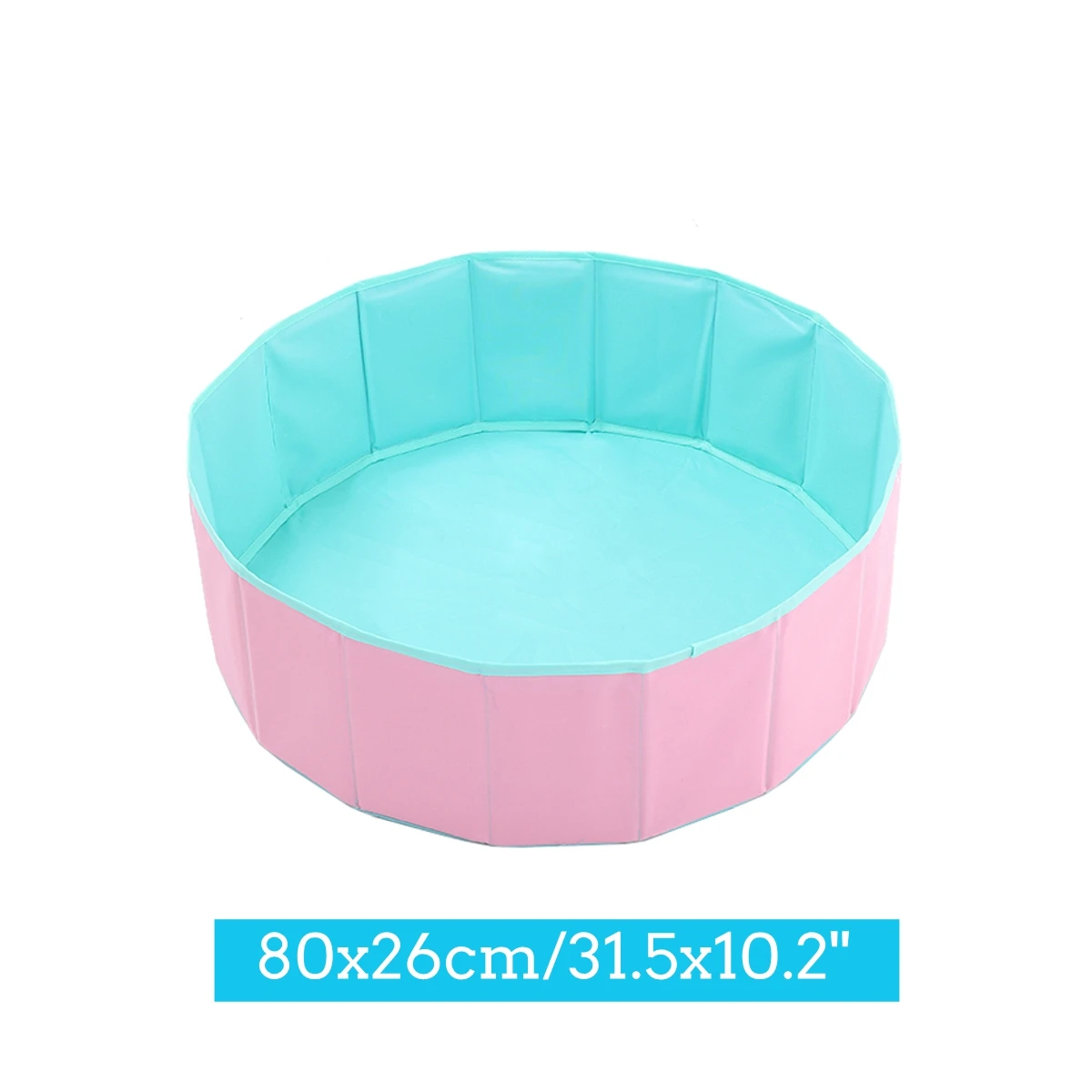 PinkGreen 80x26cm Детский блестящий мяч, ямы, складной мяч для бассейна, 80x26 см, пластиковый шар, Океанский шар, игрушечный манеж, моющийся, складной забор - Цвет: PinkGreen 80x26cm