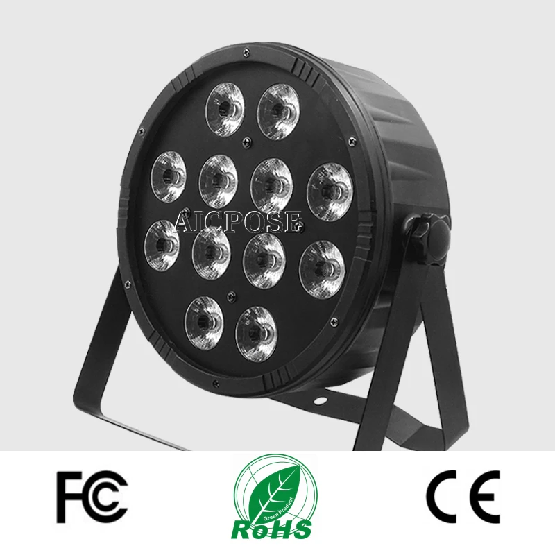 12x12 Вт led Par огни RGBW 4в1 12*12 ABS материал плоский par dmx512 дискотечные профессиональный