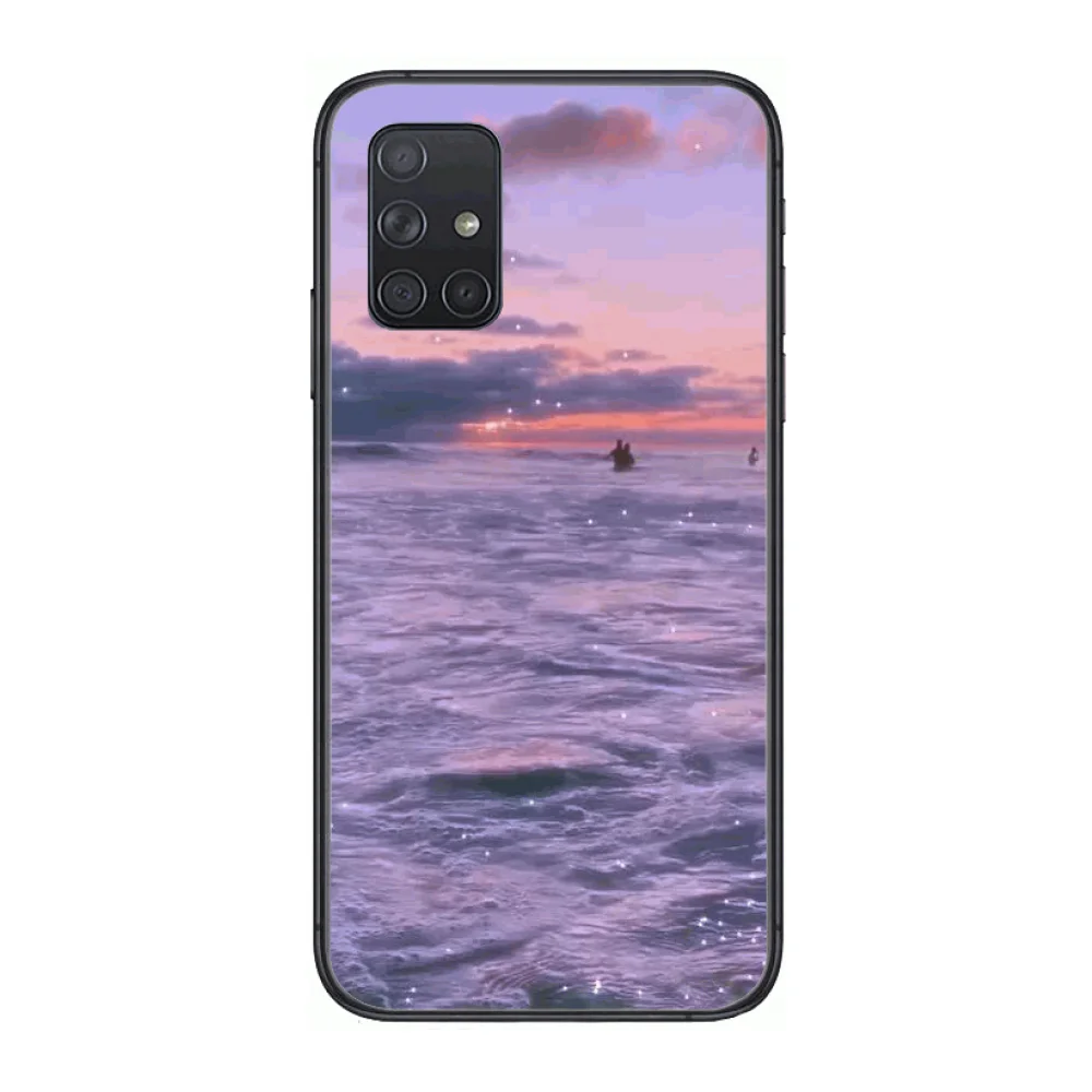 

Rainbow Beautiful Phone Case Hull For Samsung Galaxy A 50 51 20 71 70 40 30 10 E 4G 5G S Black Shell Art Cell Cover
