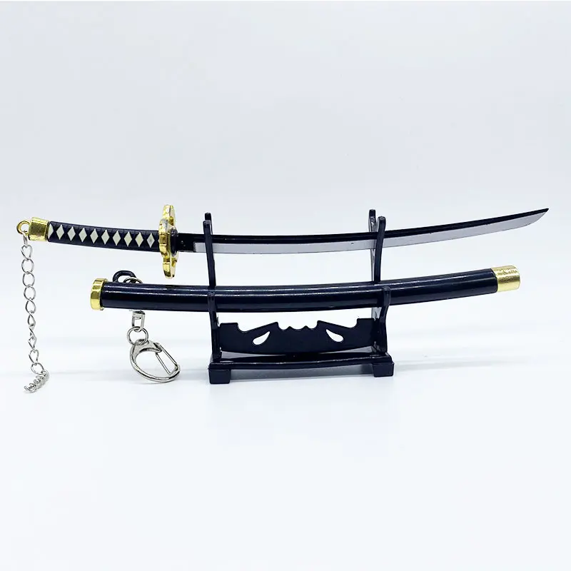 Bleach Sword Tenshou Zanpakutou Kurosaki Ichigo Zangetsu Blade Hollow Allankar Vizored Getsuga Small Metal Knife Model Katana | Дом и сад