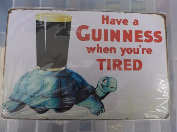 

Guinness Tin Retro Metal Sign Painted Poster Wall Art Garage Playroom Shop Pub