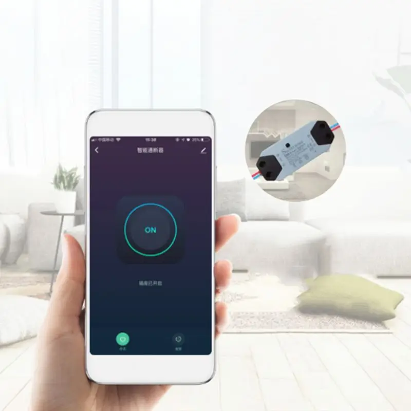 

WiFi Smart Light Switch Universal Breaker APP Remote Control Family Sharing