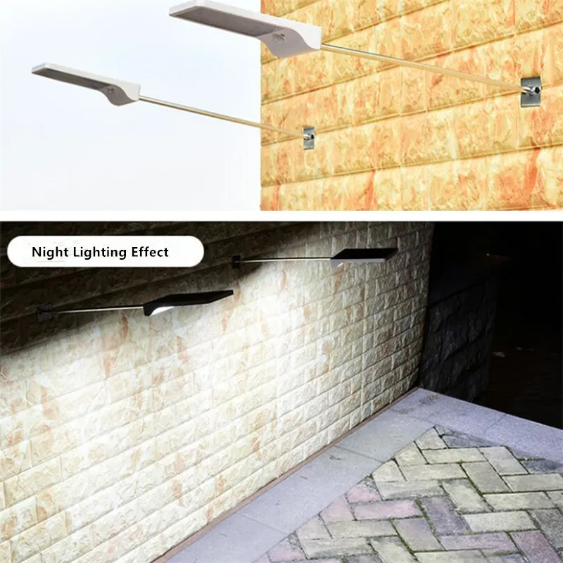 Горячая Распродажа светодиодный уличный светильник на солнечной энергии PIR