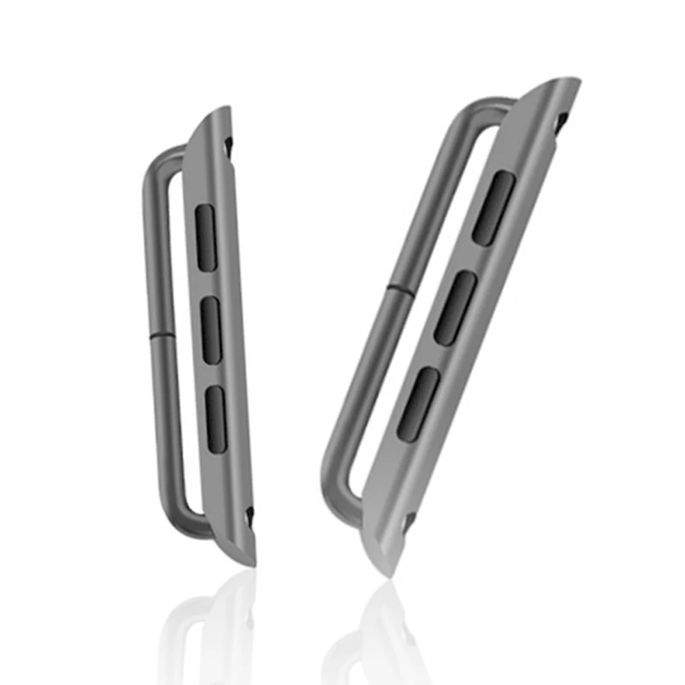

Strap adapter series for Apple Watch5 4 3 2 1 connector 42mm 38mm iwatch seamless metal aluminum wristband connector accessorie