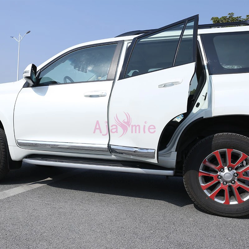 Аксессуары для Toyota Land Cruiser 150 Prado LC150 FJ150 2010- кузов Боковая дверь отделка хромированная автомобильный Стайлинг