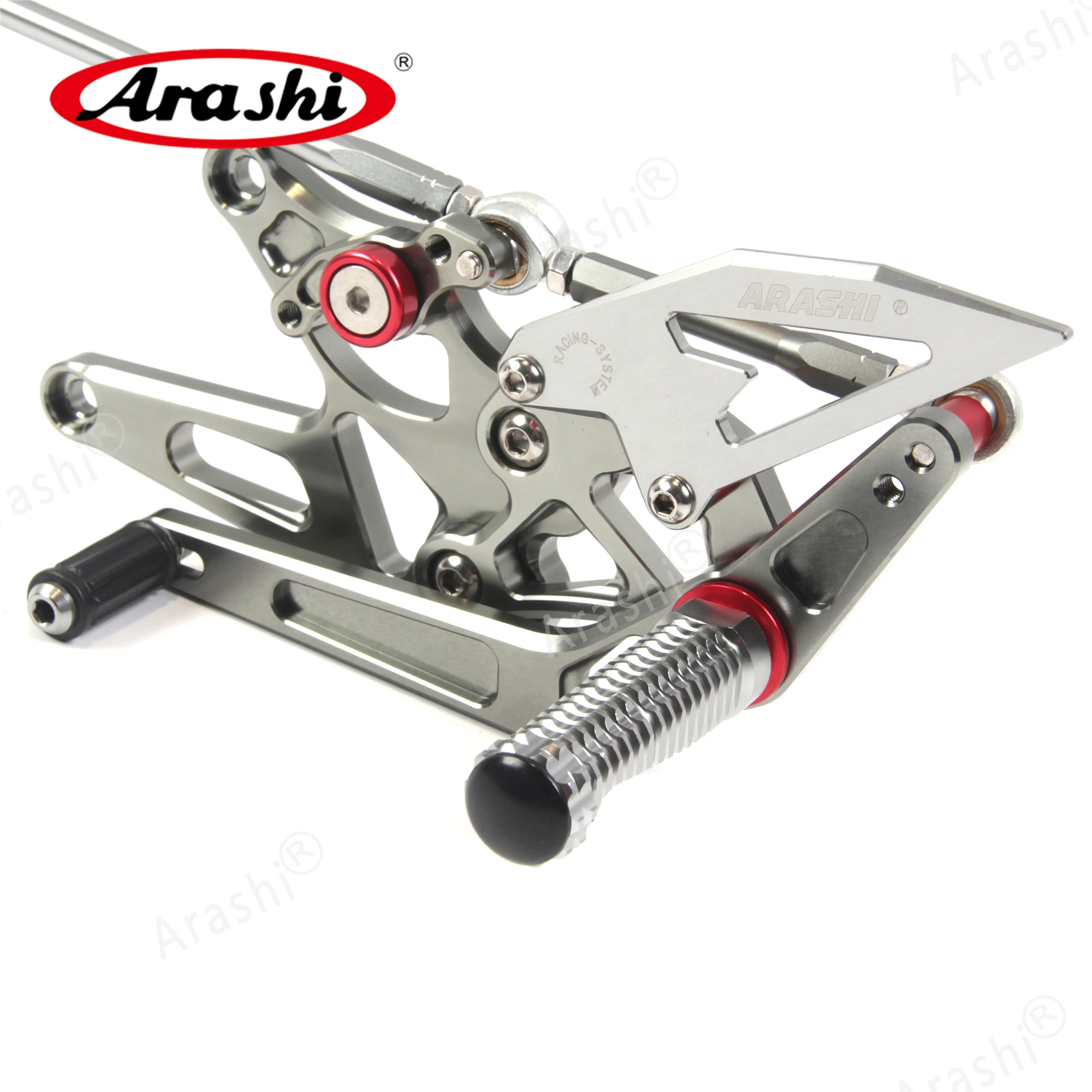Араши CNC Регулируемая подставка для ног YAMAHA YZF R1 2005 2006 подножки задние комплекты