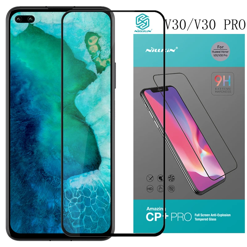 Защитная пленка Nillkin CP + PRO для Huawei Honor V30 закаленное стекло с полным покрытием V30/