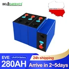 Новинка в наличии в Польше, перезаряжаемая батарея EVE 280Ah Lifepo4, 3,2 В, номинальная Совершенно новая зеркальная батарея для хранения солнечной энергии