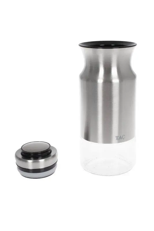 A set of cans for bulk products TAC M (3 pcs) silver 1000 ml TK 0334 | Дом и сад