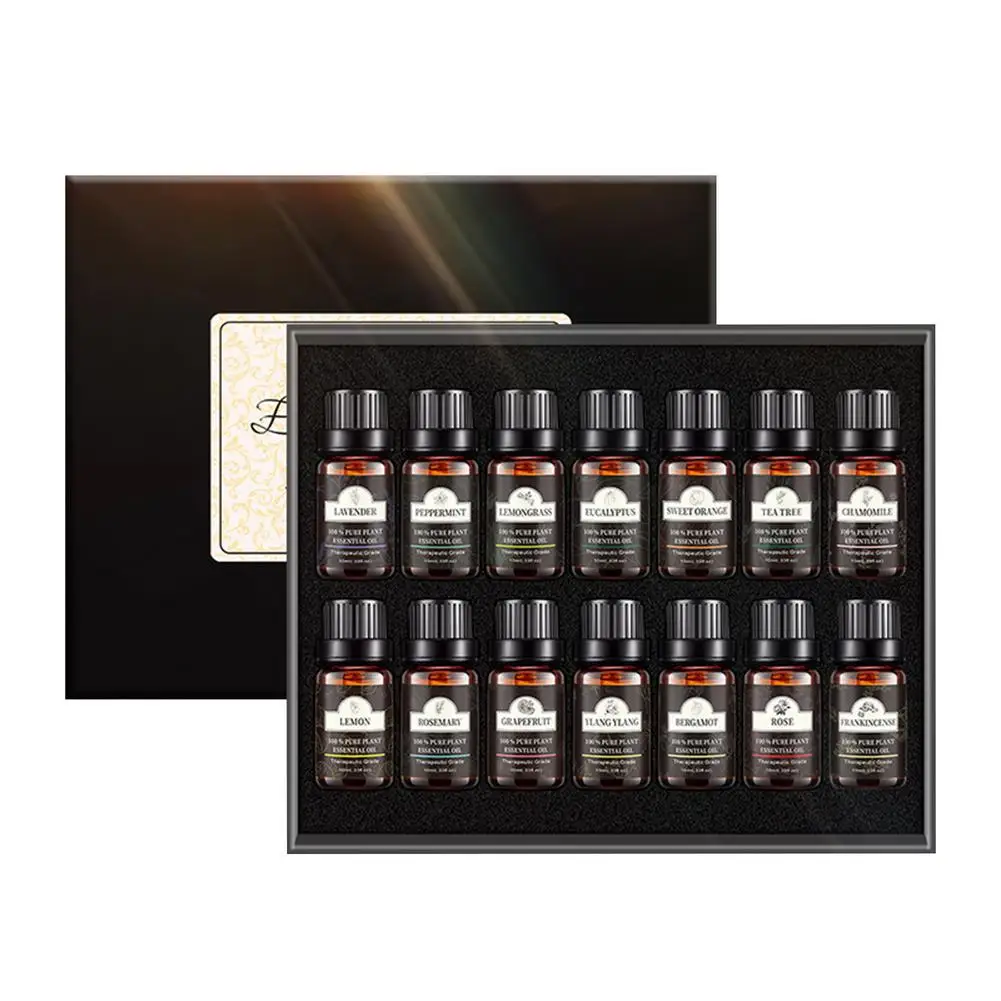 

100 Pure Plant Aromatherapy Diffusers Essential Oil Set 10ml Organic Body Massage Relax Fragranceoleo Essencial Para Difusor