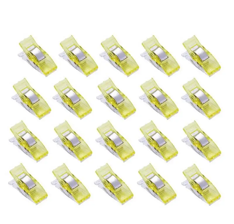 Набор зажимов для шитья 20 шт. разноцветные пластиковые зажимы ног сделай сам в