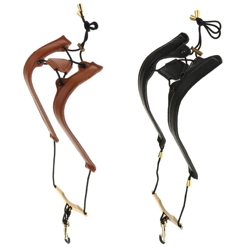 

Регулируемый кожаный плечевой ремень для саксофона с пряжкой шириной 24 мм для любителей музыки Sax