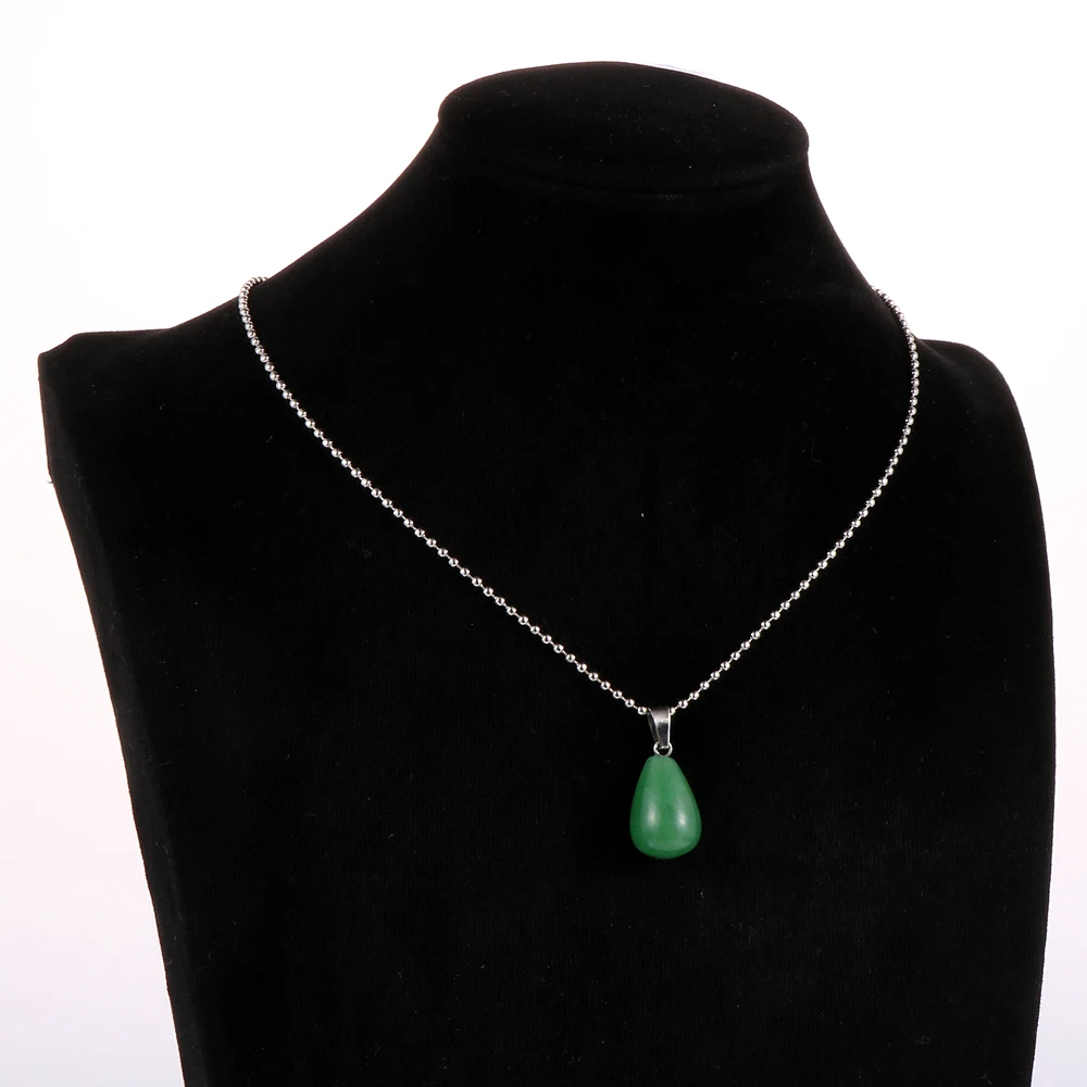 Женское и мужское ожерелье с подвеской из натурального камня тигровый глаз опал