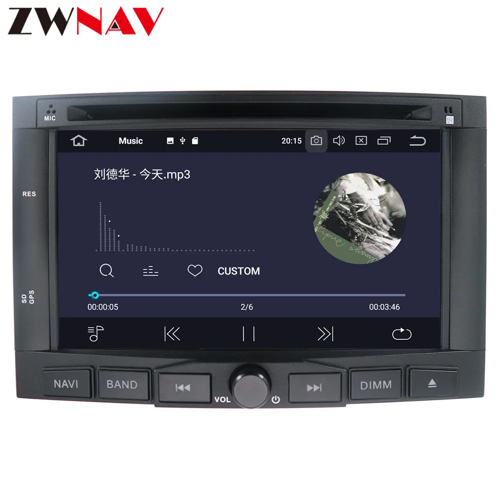Ips Экран Android 9,0 Автомобильный мультимедийный dvd плеер головное устройство для PEUGEOT 3008 5008 2009 2010 2011 с gps навигации радио стерео