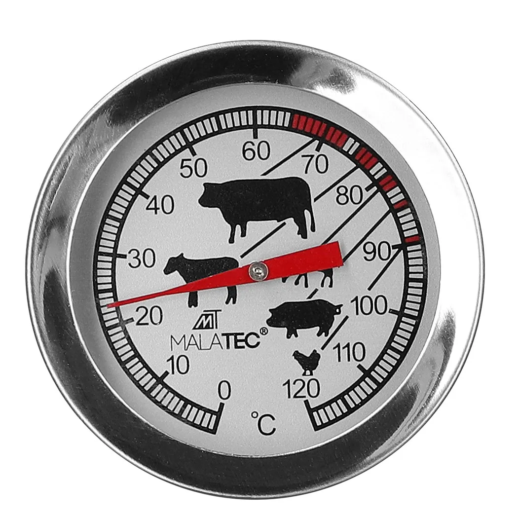 

120°C Stainless Steel Oven Thermometer Mini Dial Stand Up Temperature Gauge Gage Food Meat Kitchen Tools Oven Cooker Hygrometer