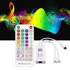 Пиксельная RGB Светодиодная лента WS2812B WS2811, Управление по Wi-Fi, ler SP511E, ИК-музыка, двойной выход, Alexa, умное Голосовое управление через приложение